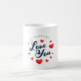 Taza De Café Te amo ser mi Valentín
