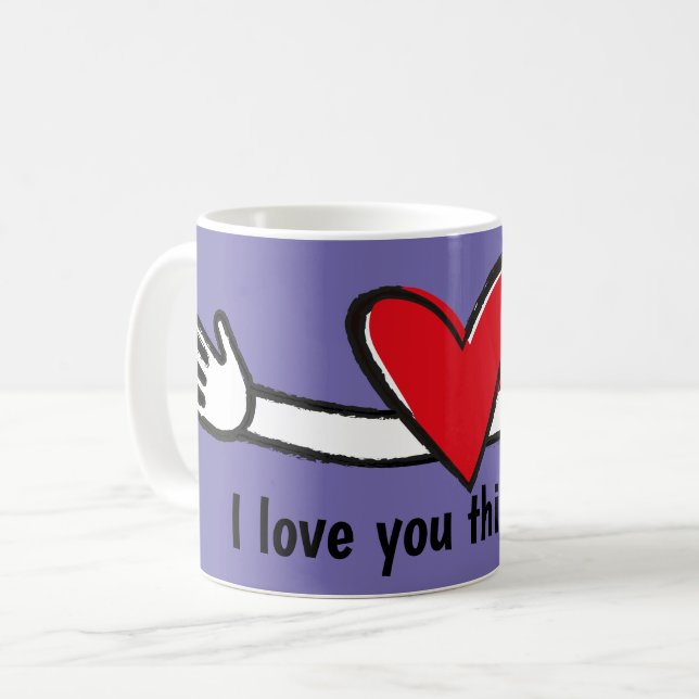 Taza De Café Te Amo Tanto Café Mug (Anverso izquierdo)