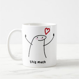 Taza De Café te amo tanto, flork, cumpleaños, aniversario