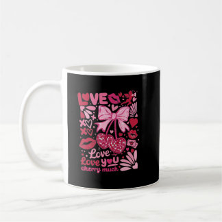 Taza De Café te amo te amo Cherry mucho