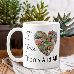 Taza De Café Te Amo Thorns Y Todo