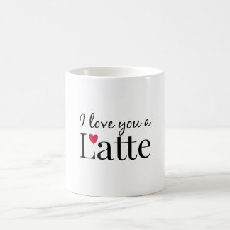 Taza De Café Te amo un latte