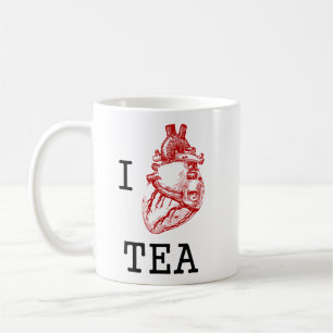 Taza De Café Té anatómico del corazón I