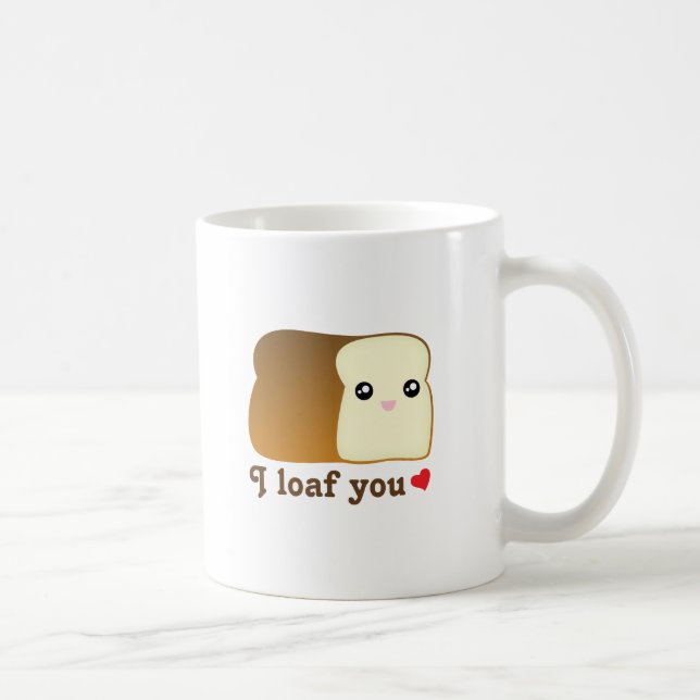 Taza De Café Te asomo kawaii pan personalizado divertido juego  (Derecha)