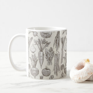 Taza De Café té blanco fuerte de verduras del mercado de agricu