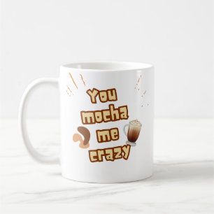 Taza De Café Te burlas de mi loca cita de café graciosa Mug