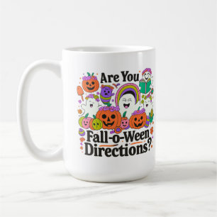 Taza De Café ¿Te Caes O Ween Direcciones Docente Halloween