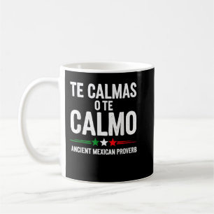 Taza De Café Te Calmas O Te Calmo Gracioso Regalo De Orador Esp