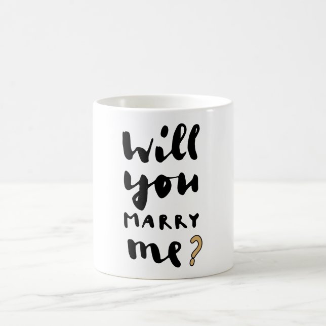 Taza De Café ¿Te casarás conmigo? (Centro)