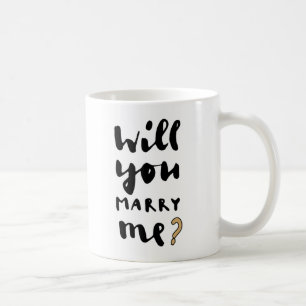 Taza De Café ¿Te casarás conmigo?