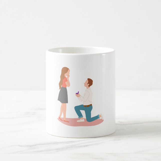 Taza De Café ¿Te casarás conmigo? (Centro)