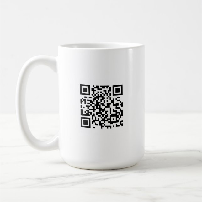 Taza De Café ¿Te Casarás Conmigo? Código QR (Izquierda)