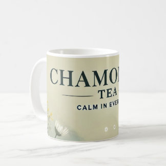 Taza De Café Té Chamomile Design AI art