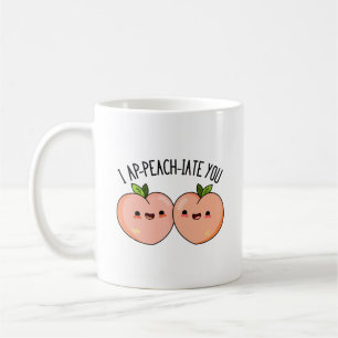 Taza De Café Te Cito Ap-peach Peach Pun