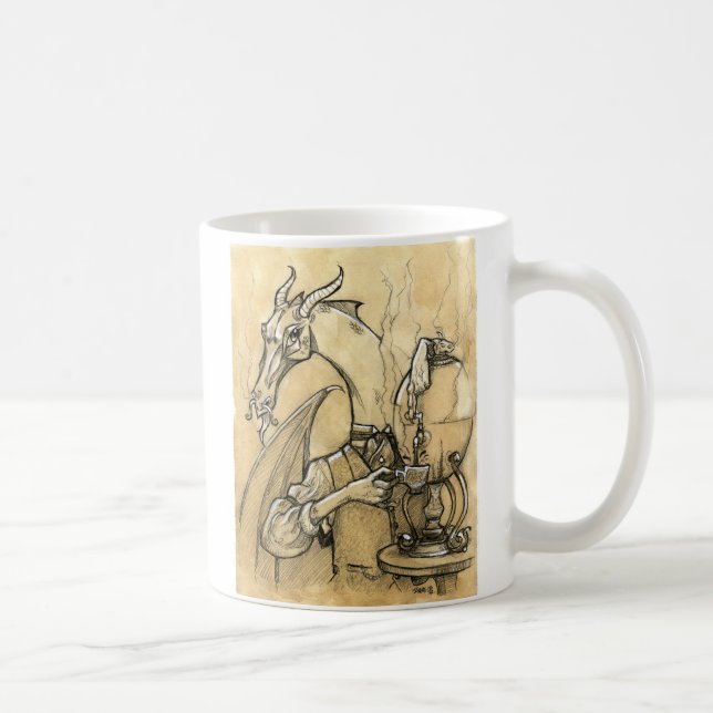 Taza De Café Té con el dragón (Derecha)