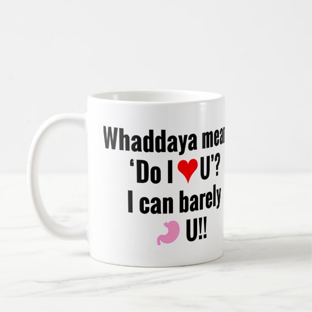 Taza De Café ¿Te Corro Mug Mordaza? (Izquierda)