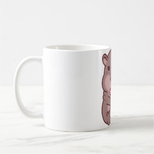 Taza De Café Té de burbuja de la bebida de Hippo