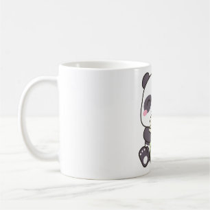 Taza De Café Té de burbuja de Matcha con leche de Panda