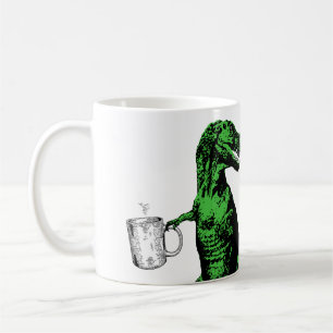 Taza De Café Té de consumición de Rex del Tyrannosaurus de la