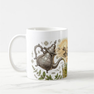 Taza De Café Té de menta del Sahara marroquí - Tetera Berber Vi
