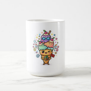 Taza De Café Té de menta helado de verano marroquí Kawaii lindo