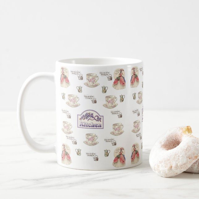 Taza De Café té de mugre (Con donut)