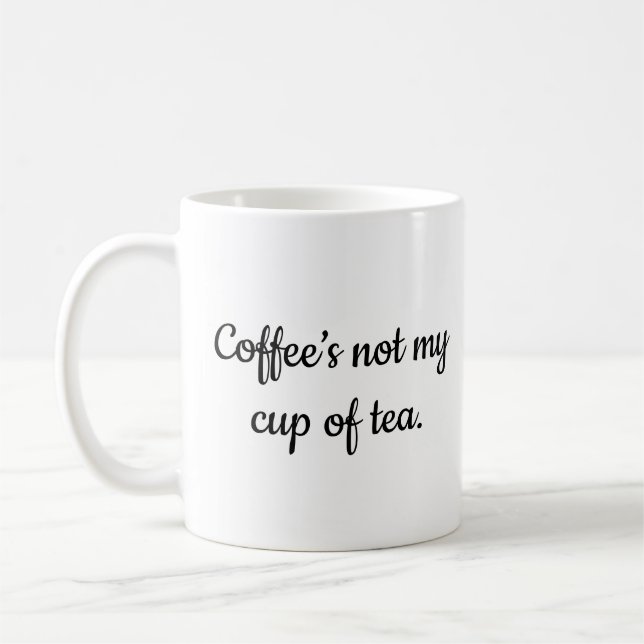 Taza De Café Té del café no (Izquierda)