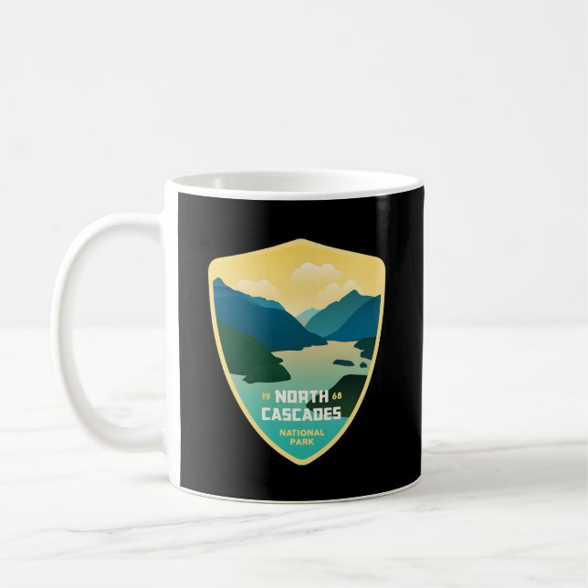 Taza De Café Té del Parque Nacional Cascades Norte 1968 (Izquierda)