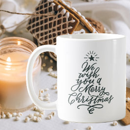 Taza De Café Te Deseamos Feliz Navidad