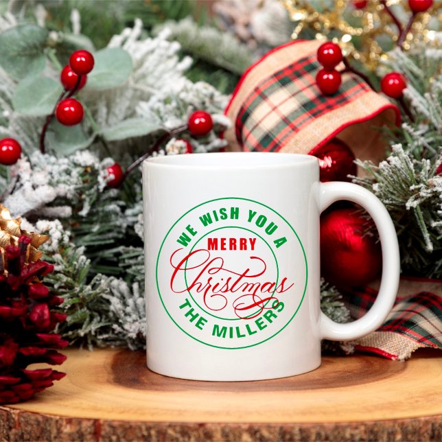 Taza De Café Te Deseamos Una Feliz Navidad (Subido por el creador)