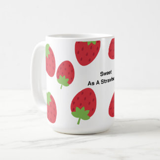 Taza de café / té diaria de fresa