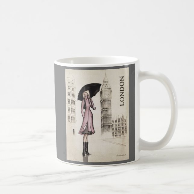 Taza De Café Té en Londres (Derecha)