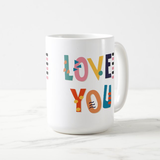 Taza De Café Te encantan los colores (Anverso derecho)