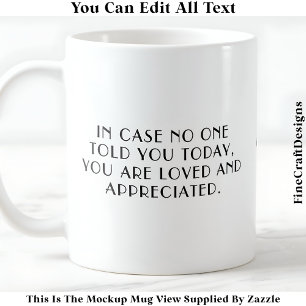 Taza De Café Te Encantan Y Aprecian La Cita 053