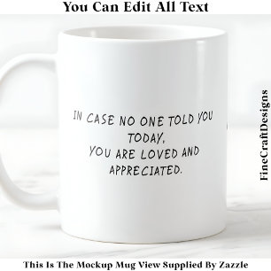 Taza De Café Te Encantan Y Aprecian La Cita 054