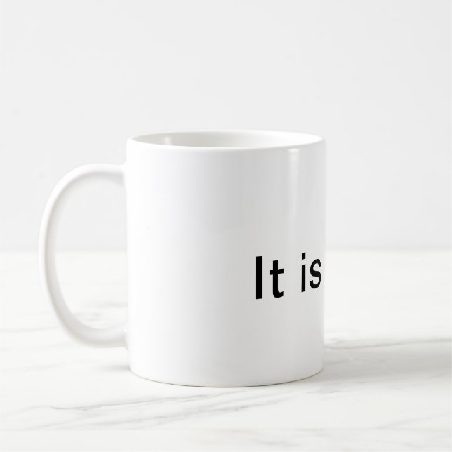 Taza de café té "Es verdad" cristiana (Izquierda)