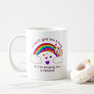 Taza De Café Te estoy enviando un espumoso arcoiris