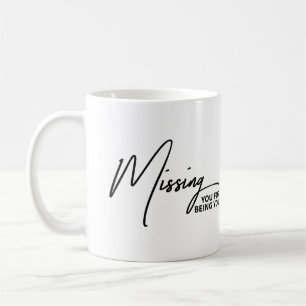 Taza De Café Te extraño por ser tú Sincero Sentimental