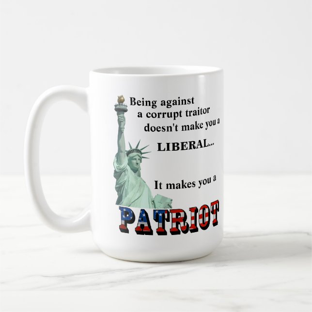 Taza De Café Te hace un PATRIOTA (Izquierda)