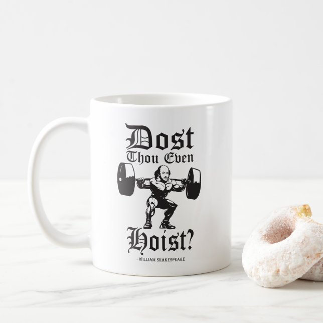 Taza De Café ¿Te Has Hostigado? - Funny Novedad Shakespeare (Con donut)