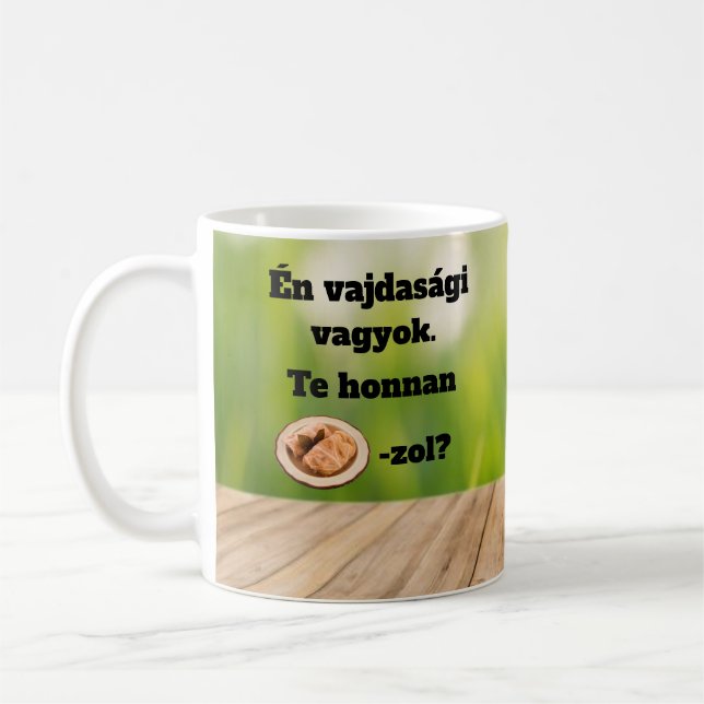 Taza De Café Te honnan SZÁRMA-zol? bögre (Izquierda)