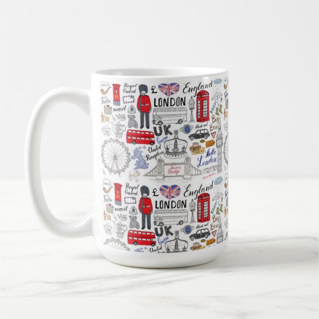 Taza De Café Té inglés (Izquierda)