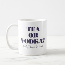 Taza De Café ¿Té o Vodka?Taza