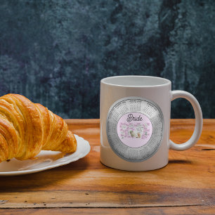 Taza de café té para novia de boda Calendario 2026
