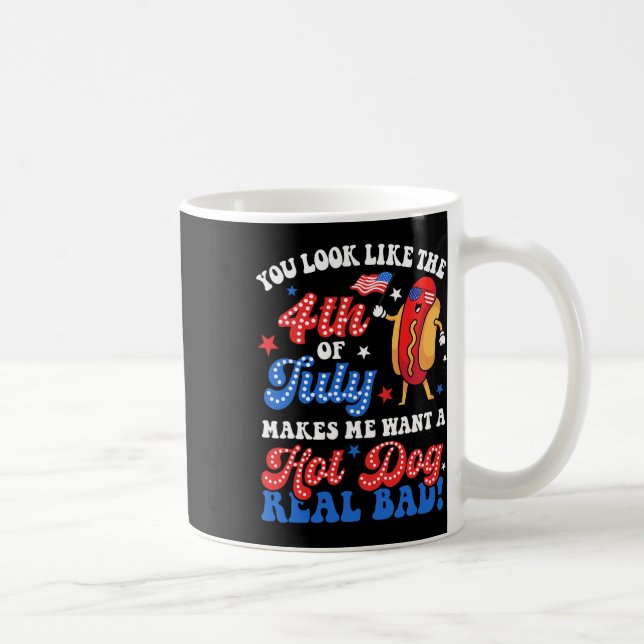 Taza De Café Te Pareces Al Perro Caliente Real D Ameri, 4 De Ju (Derecha)