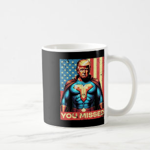 Taza De Café Te perdiste la bandera americana antibalas de supe