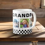 Taza De Café Te queremos abuelo 5 fotos Keepsake<br><div class="desc">Te amamos Abuelos Abuelos 5 fotos Keepsake Coffee Mug. 5 fotos personalizados de nietos. El texto que te amamos es el alfabeto negro moderno y moderno y el tipo de letra negrita. Crea tu propio regalo personalizado para un abuelo por el Día del Padre, cumpleaños o Navidades y agrega tus...</div>