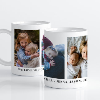 Taza De Café Te queremos abuelo Personalizado Mug personalizado