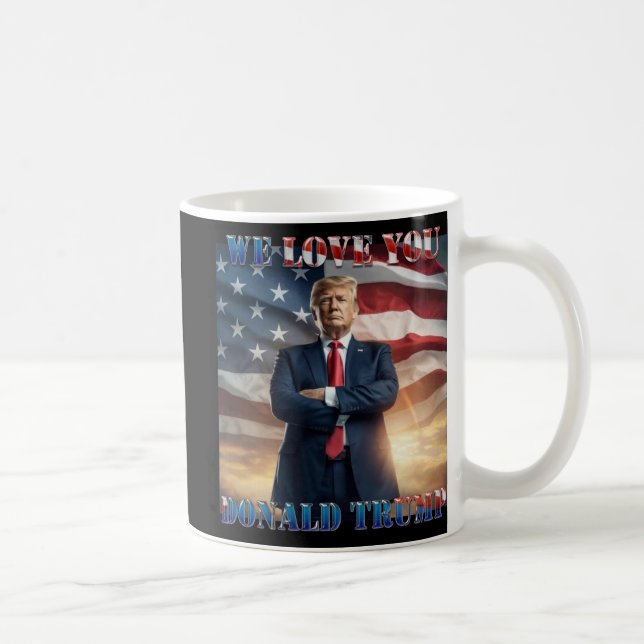 Taza De Café Te queremos Donald Trump (Derecha)