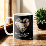 Taza De Café Te queremos foto de Instagram del corazón del abue<br><div class="desc">La Foto Escrita A Mano Te Ama Abuelo Mug Fotografía En Instagram.</div>
